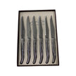 Laguiole stainless steel handle - Set of 6 steak knives gift box