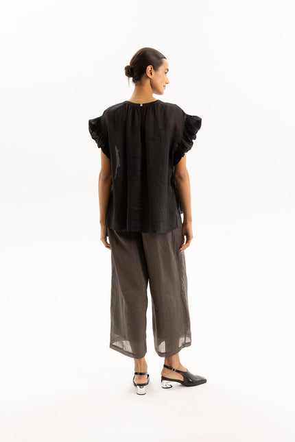 Della Top-Black, Two by Two
