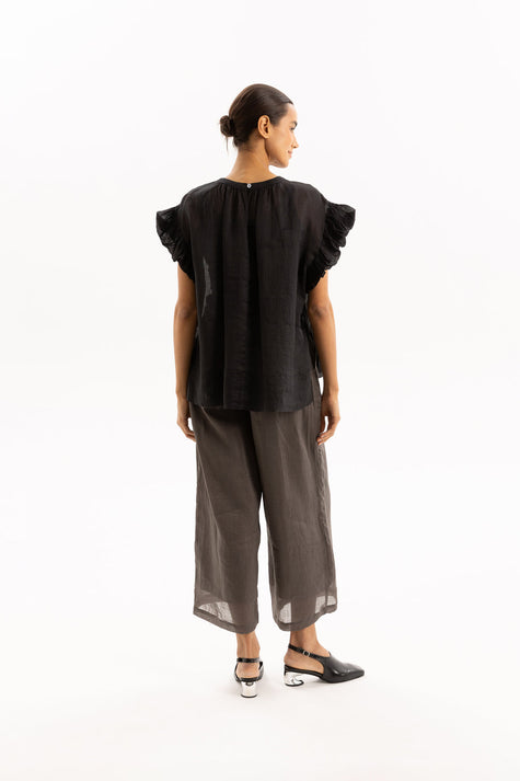 Della Top-Black, Two by Two