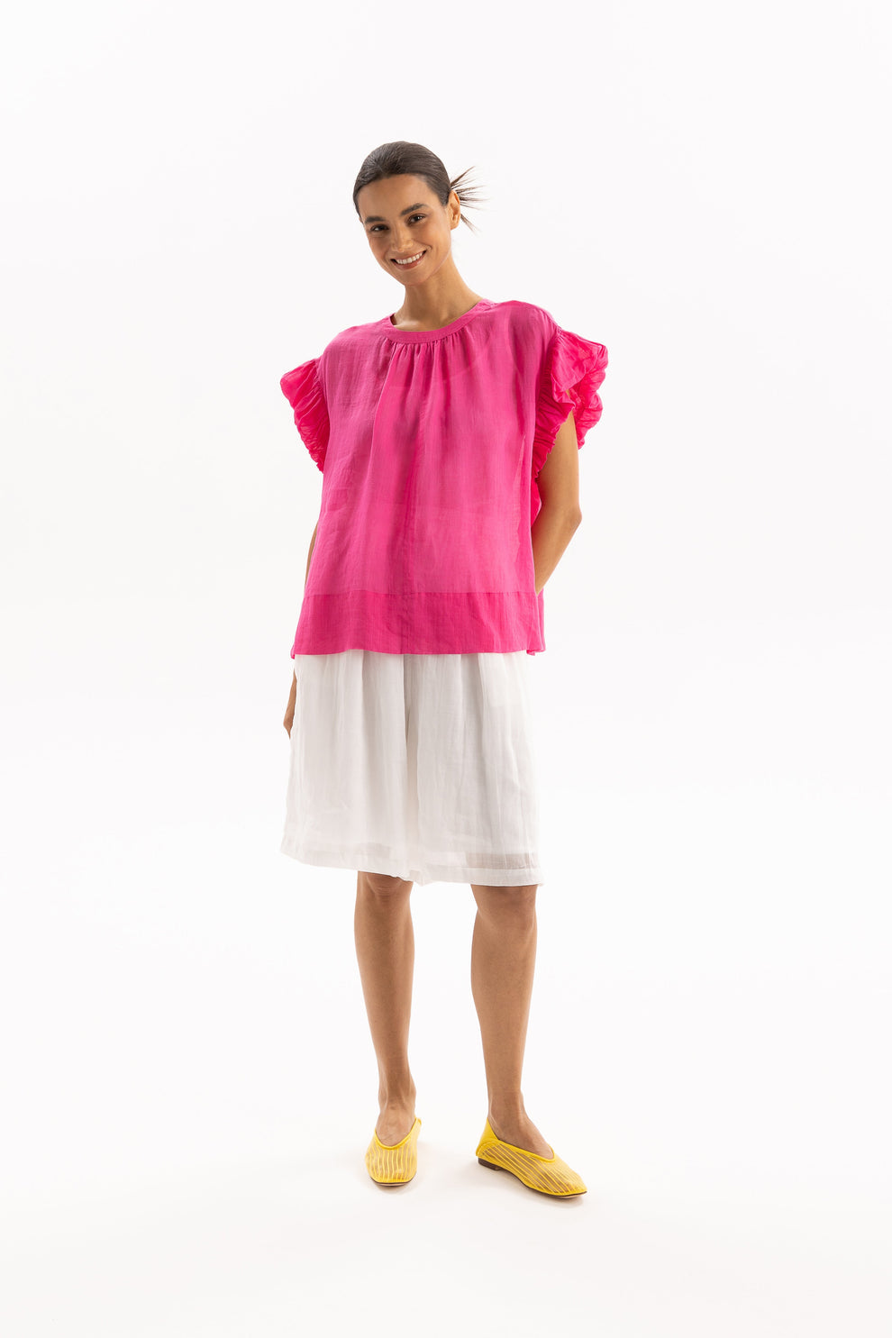 Della Top-Hot Pink, Two by Two