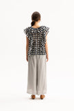 Kellie Top-Navy Print by Blacklist