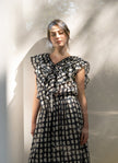 Kellie Top-Navy Print by Blacklist