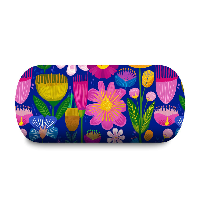 Artico small hinged travel case in Wild Joy navy floral