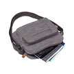 Troop Classic Zip Top Satchel - Charcoal - Small