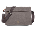 Troop Classic Small Flap Front Messenger Bag-Charcoal