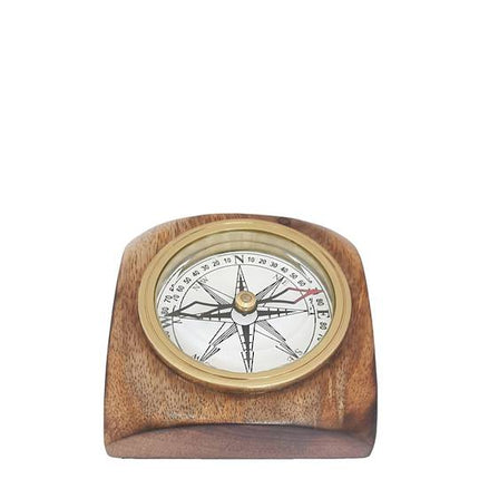 Wooden Square Compass by Le Monde