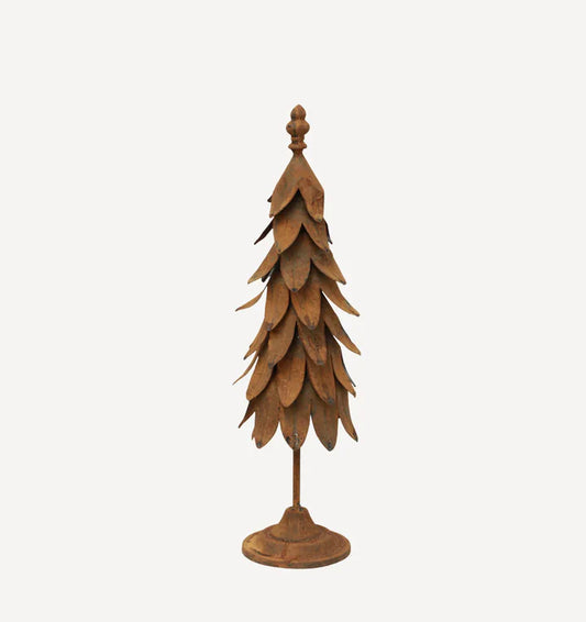 Tin Rust Tree by French Country Collections