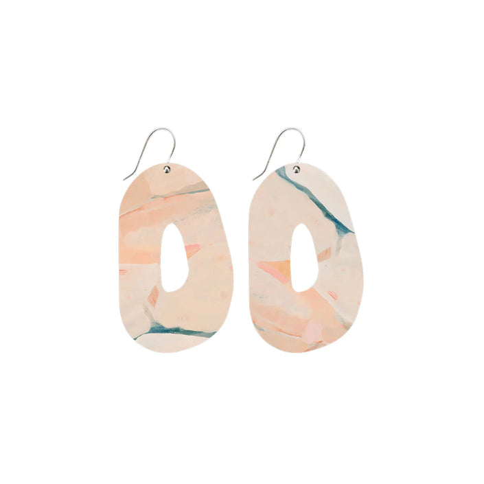Moe Moe Kiasim shape drop earrings