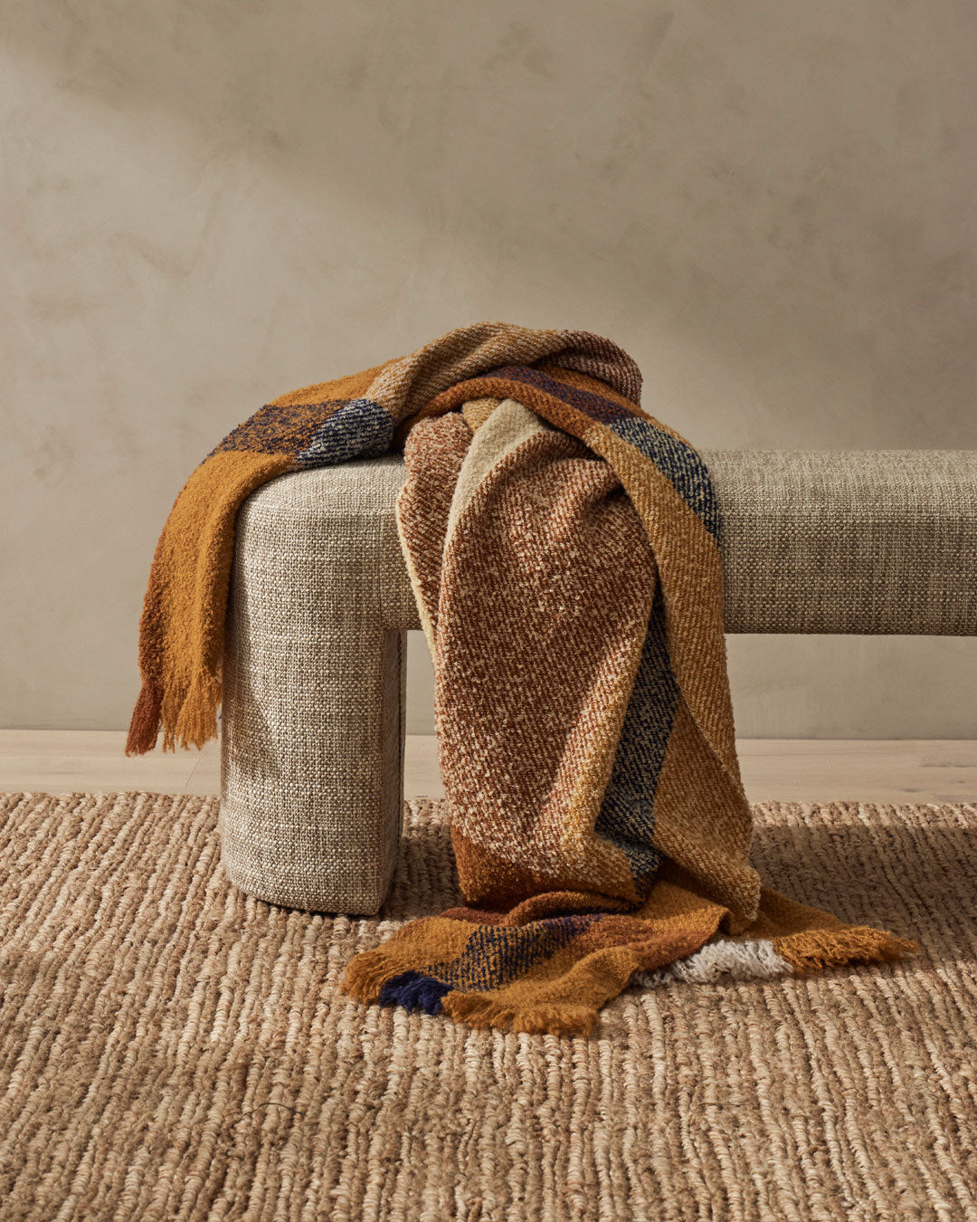 Ormond Throw in Spice by Weave Home