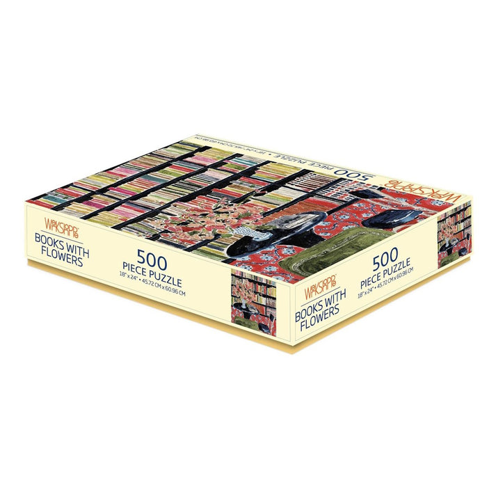 Books with Flowers 500 pce Puzzle