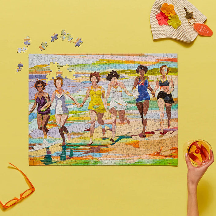 Sunset Swim Puzzle-500pce