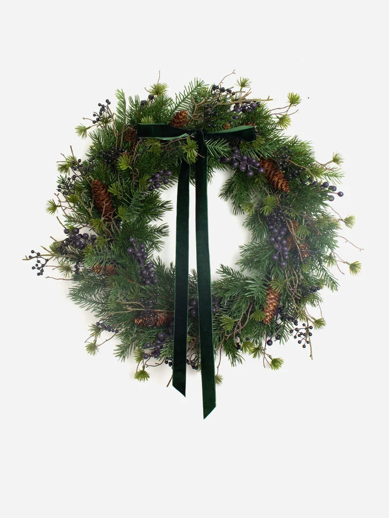 Woodland Blueberry Wreath - 60cm Large