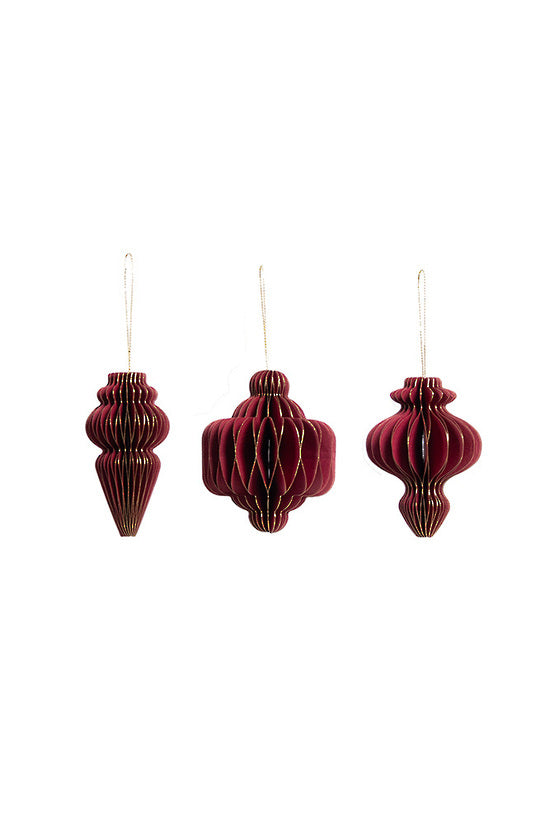 Papier Gilded Finial Mulberry Small