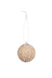 Beaded Bauble Champagne/Pearl