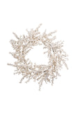 White Pearly Berries Wreath