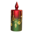 Red/Green Candle – Bauble Design