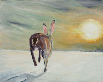 Westward Bound Hare Lampshade-Jane Haigh