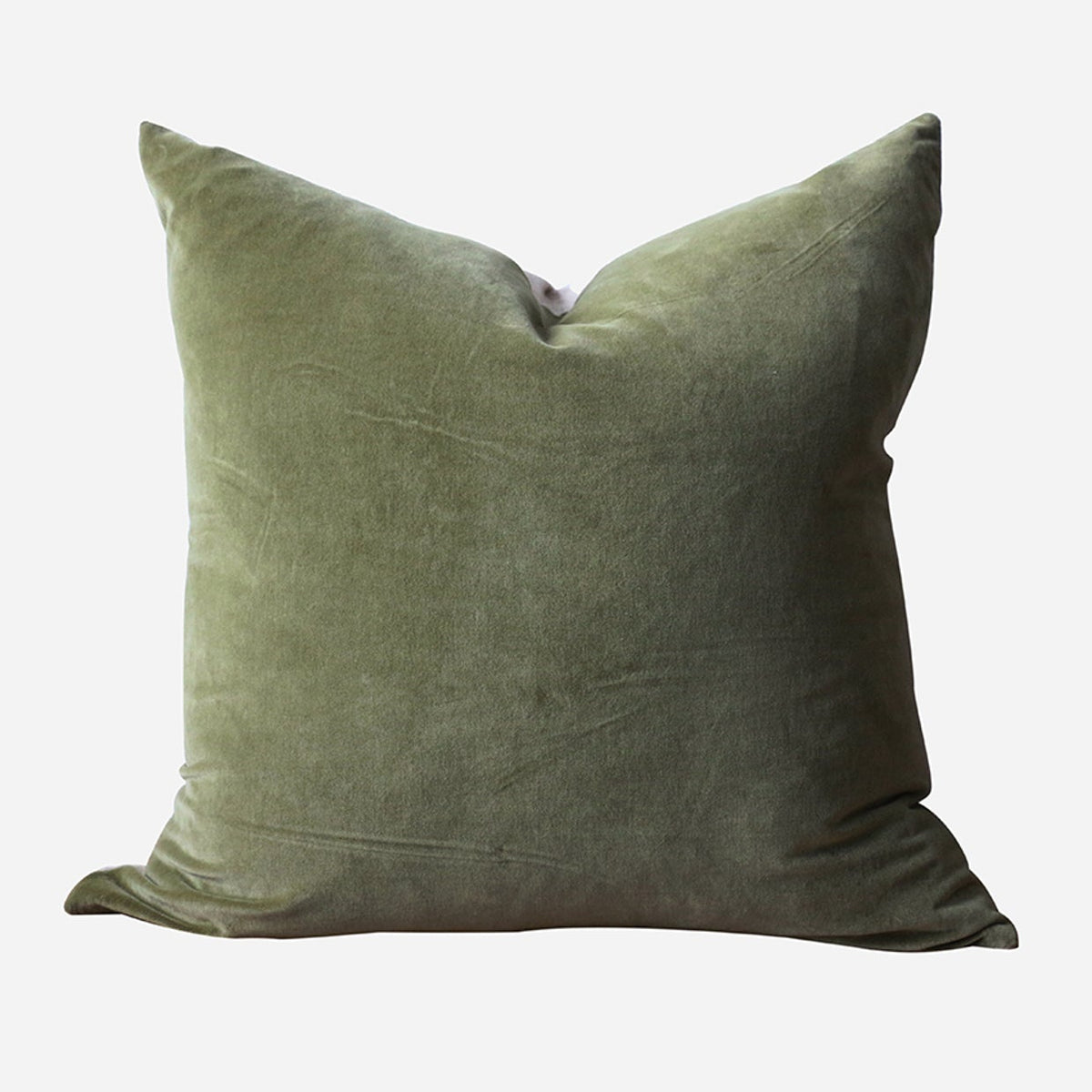 Raphael Sage Green Velvet Cushion Cover
