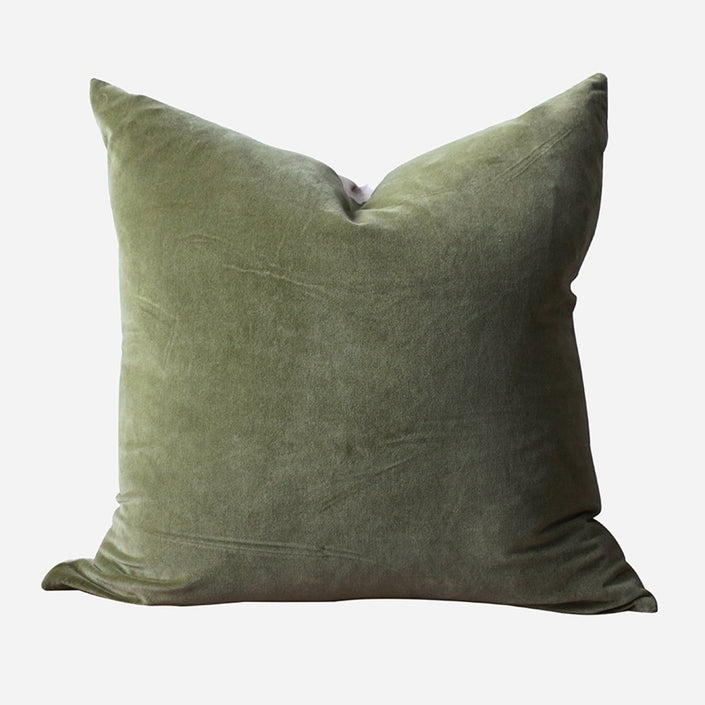 Raphael Sage Green Velvet Cushion Cover