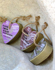 Jasmine Scented Alleppo Heart Soap on a Rope