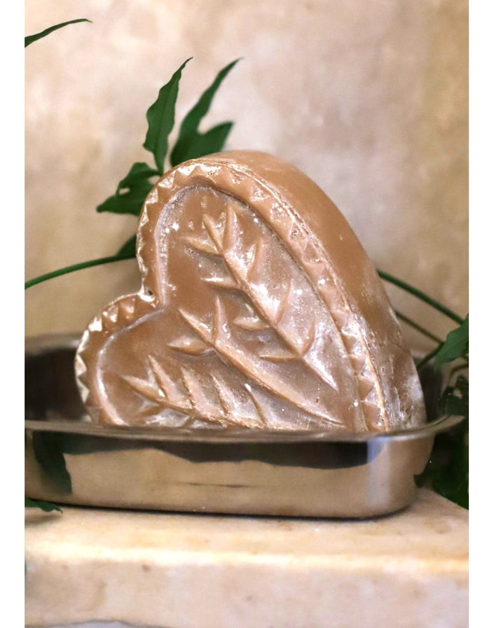 Jasmine Scented Alleppo Heart Soap on a Rope