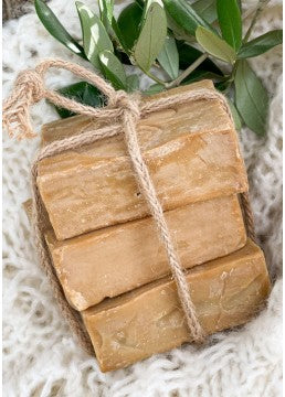 Aleppo Oive and Laurel Sliced Mini Soaps-Set of 3
