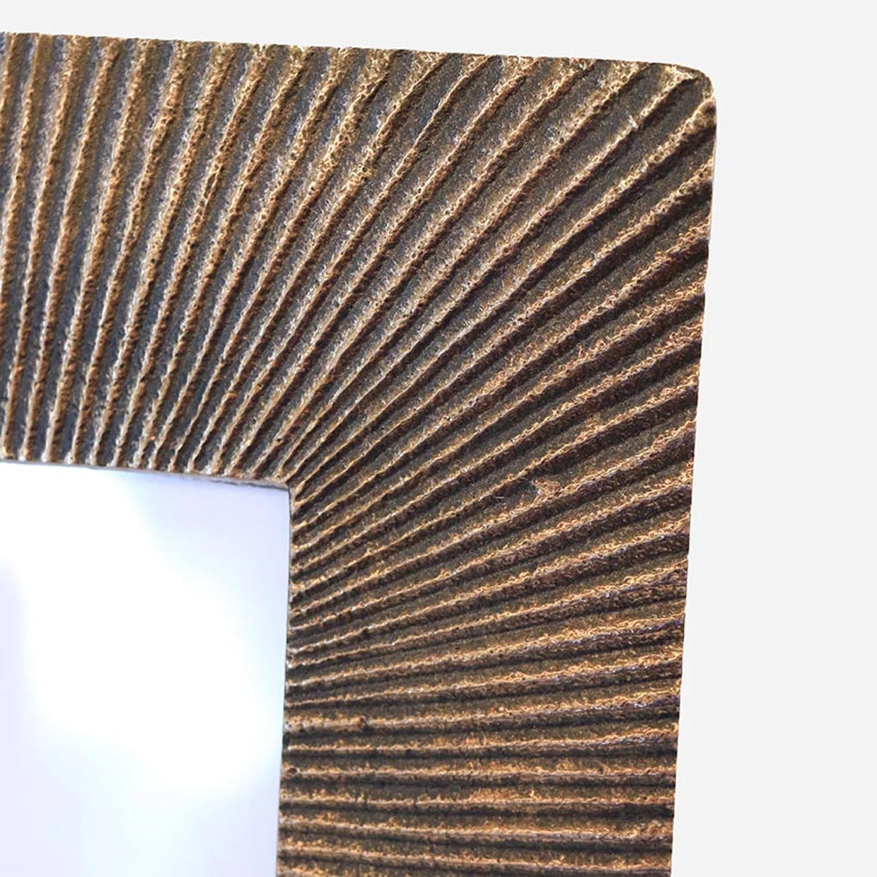 Etched Photo Frame in Antique Brass Finish