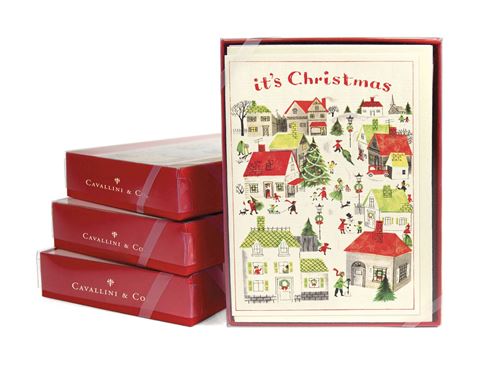 Cavallini Its Christmas Notecards