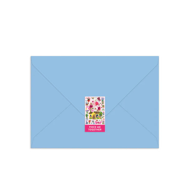 Greeting Card Puzzle - Cottage Bouquet