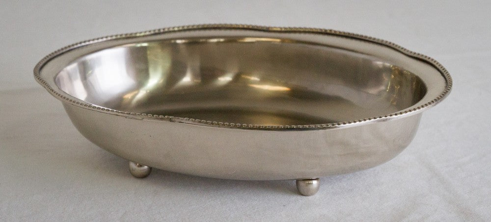 Oval Beaded Dish