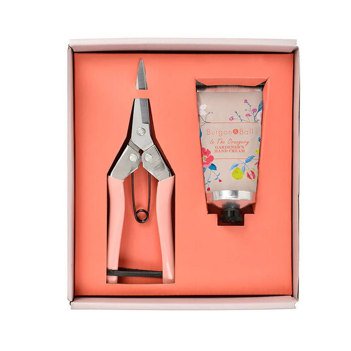 Burgon & Ball Blooming Lovely Gift Set Snips & Hand Cream