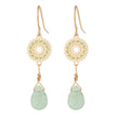 Byzantine Earrings Green