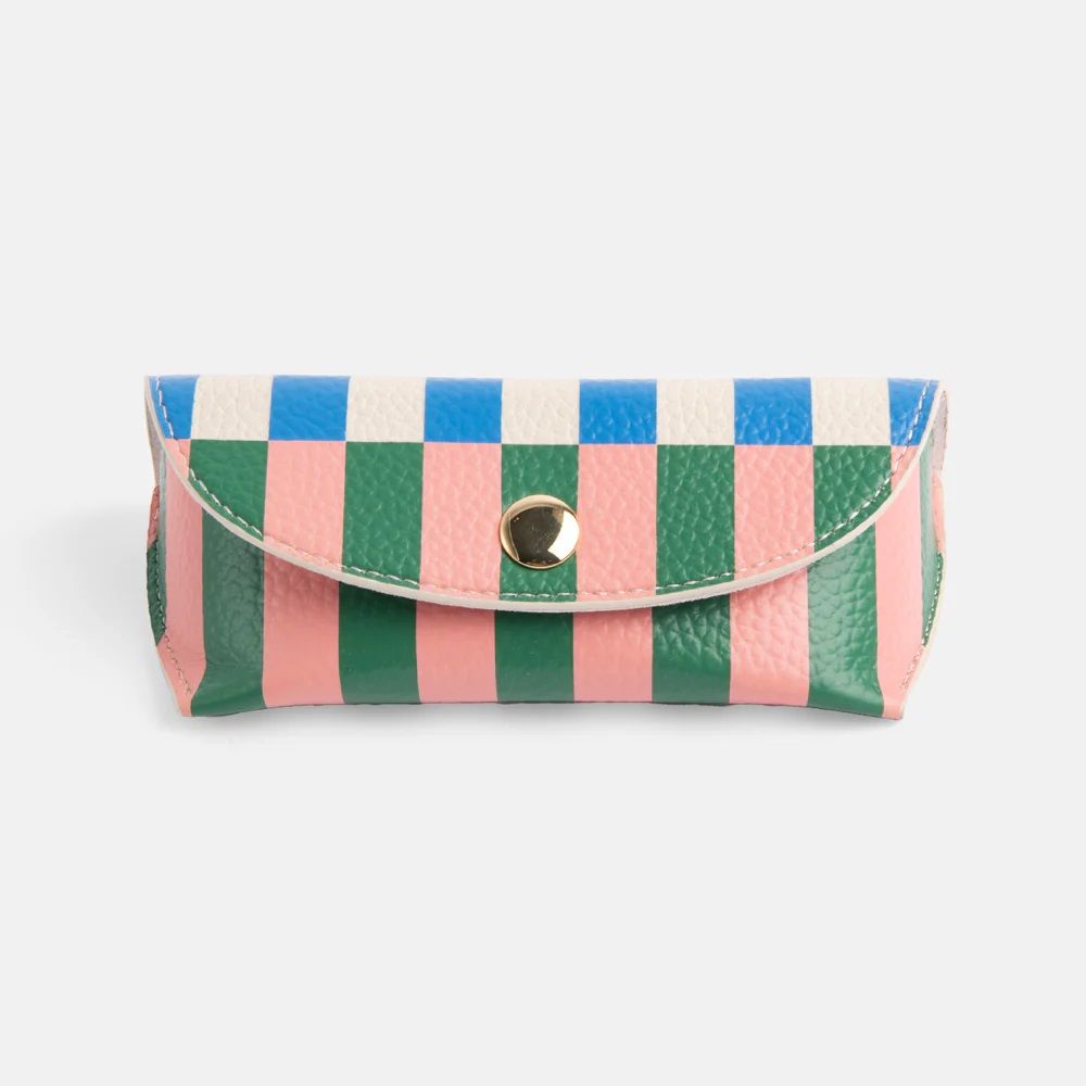 Caroline Gardner Multi Stripe Glasses Case