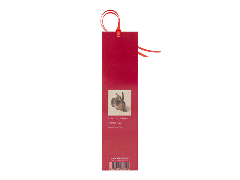 Bookmark-Durer, Hare with Ribbon