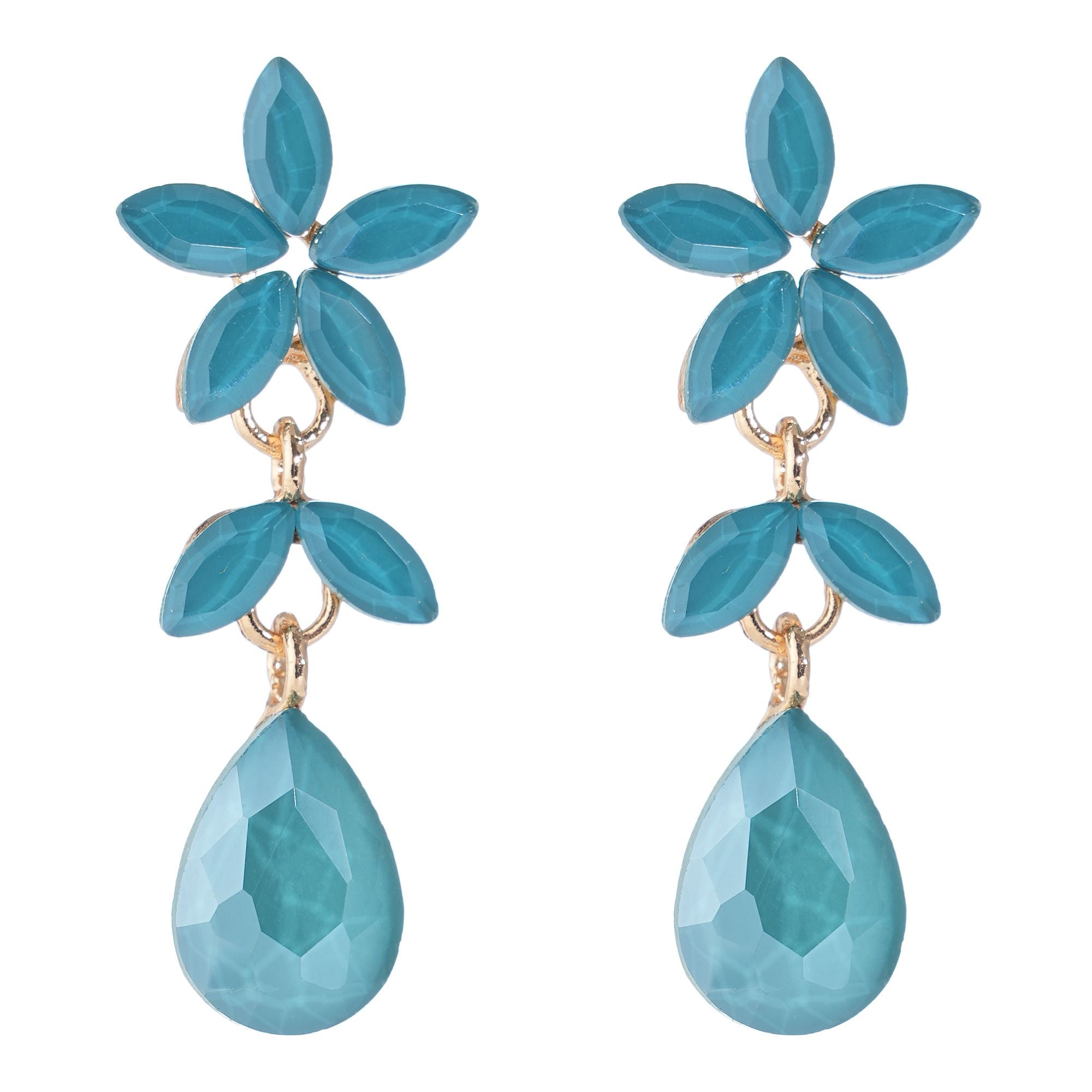 Cindy Earrings Teal