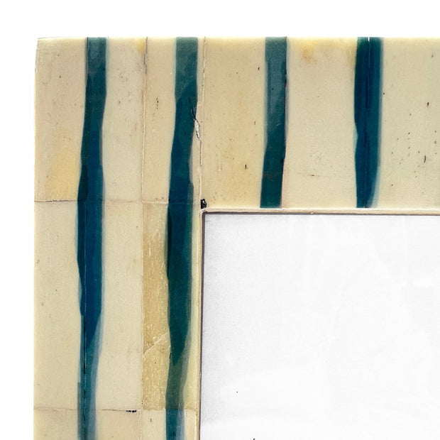 Coastal Blue Striped Photo Frame 4x6