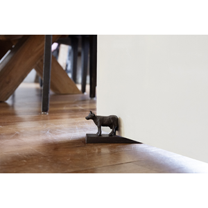 Cast Iron Door Wedge - Cow