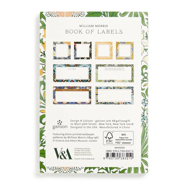 Book of Labels -William Morris