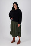 Milwaukee Fiesta Skirt Dark Khaki  - Olga De Polga