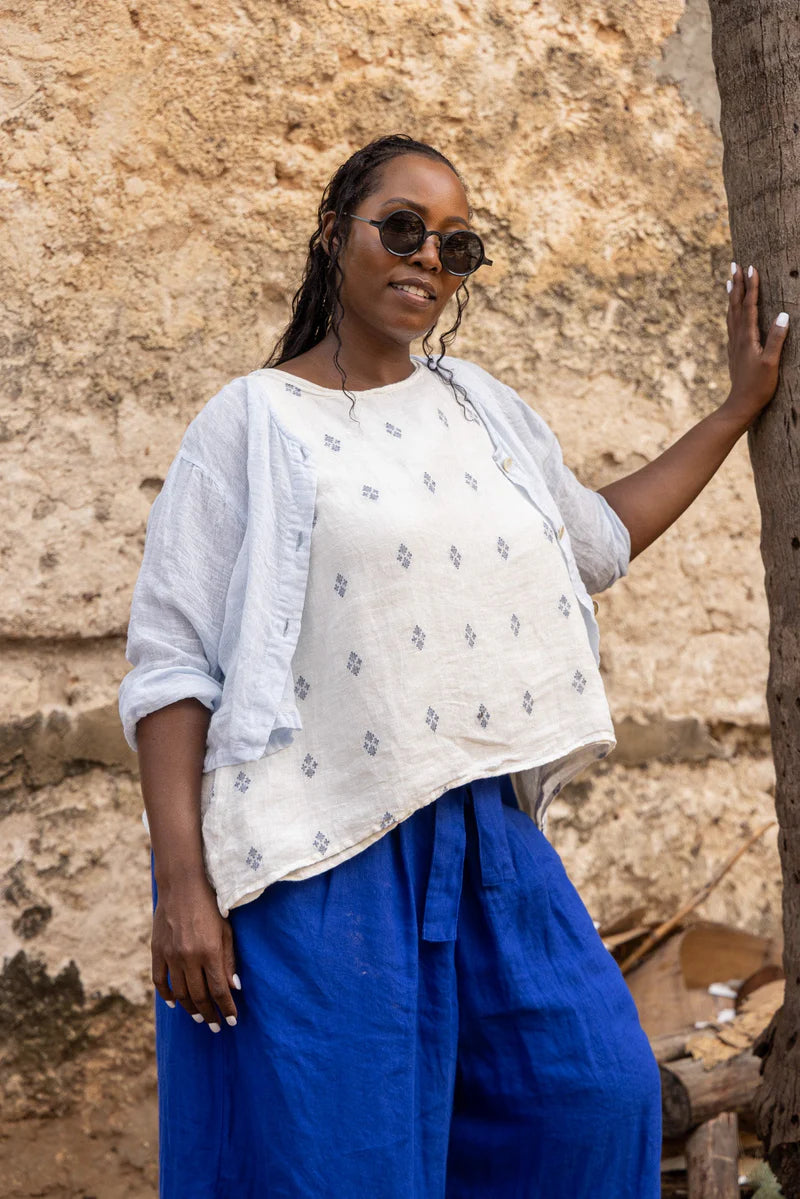 Doto Jacket in Gauze Linen - Small by MegbyDesign