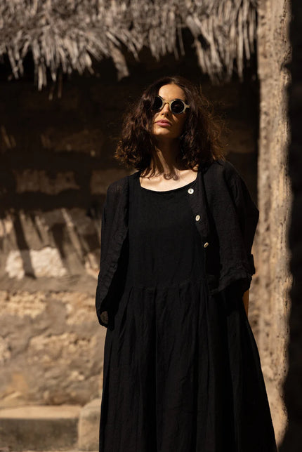 Doto Jacket in Gauze Linen - Small by MegbyDesign