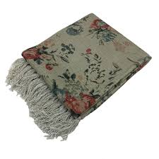 Le Forge - Floral Print Throw