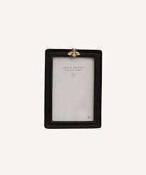 French Country Collections Black with Gold Bee Photo Frame 5x7