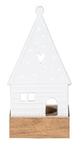 Rader Ginger Bread House On stand Tealight