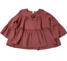 Montaigne Nicole Tiered Linen Top