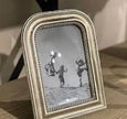 Beaded Arch Photo Frame Silver 5 X 7