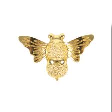 Bee-utiful Metal Bee Token Matchbox