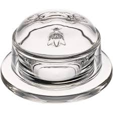 La Rochere Bee Glass Butter Dish