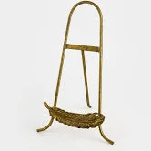 French Country- Golden Feather Plate Stand