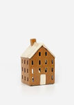 Alsace Tea Light Chalet Mustard